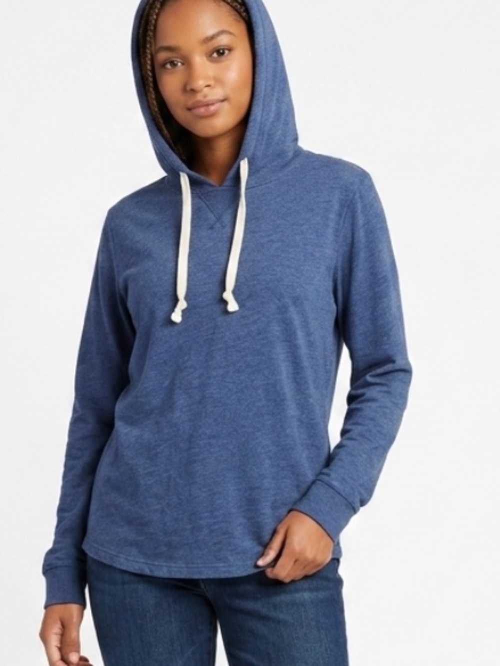 Marine Layer Unisex Navy Pullover drawstring Hoodie size M/L